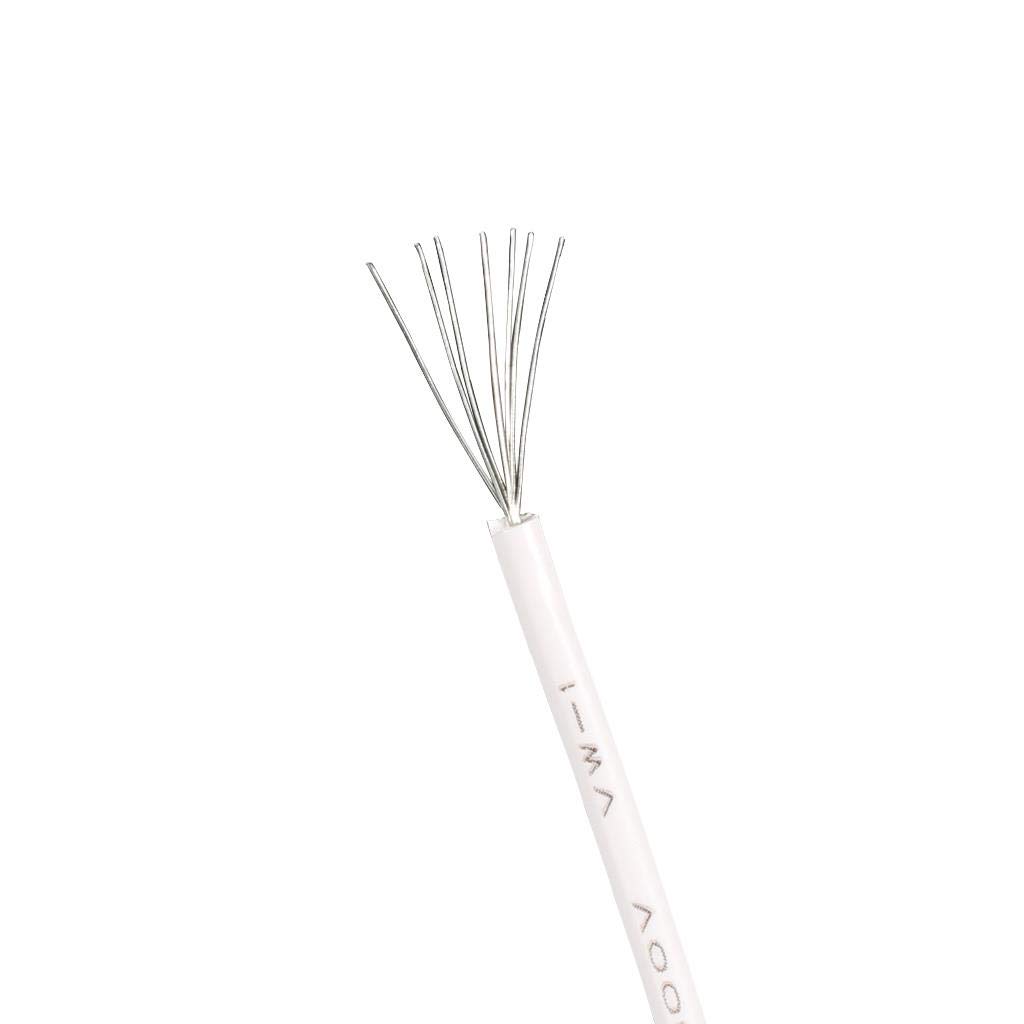 Wire HOOK UP Stranded 26 AWG White (Per Meter)