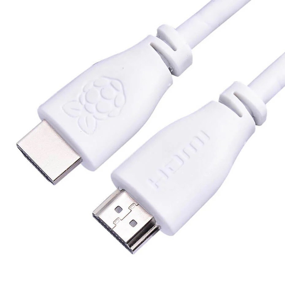 Raspberry Pi 4 Official HDMI cable White
