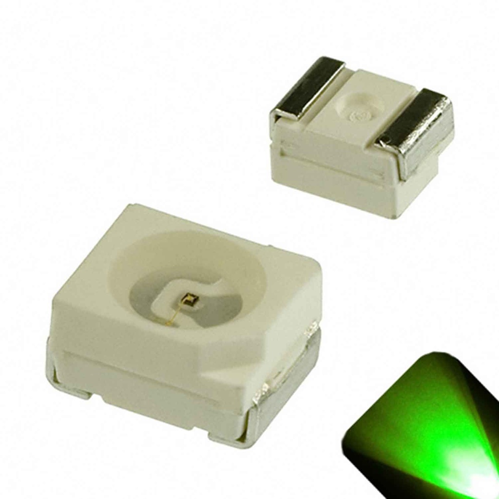 SMD LED 1210 Emerald Green 3528 - PLCC-2 (Per Piece)