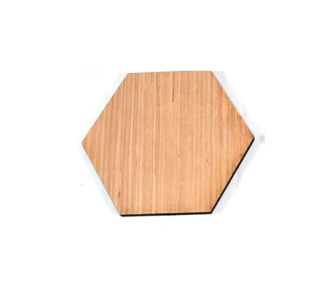 Prototyping Materials 80mm 3mm Wood Hexagon Model