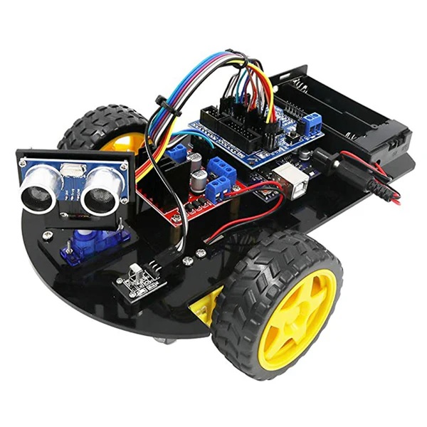 Robot - Multi-functional Car Bluetooth Line Tracking IR Kit With Uno and Tutorial CD