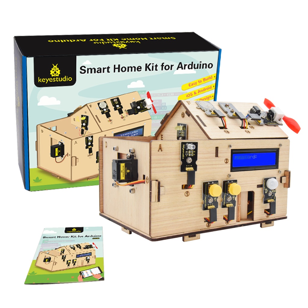 Keyestudio Smart Home Kit + Arduino Uno Compatible
