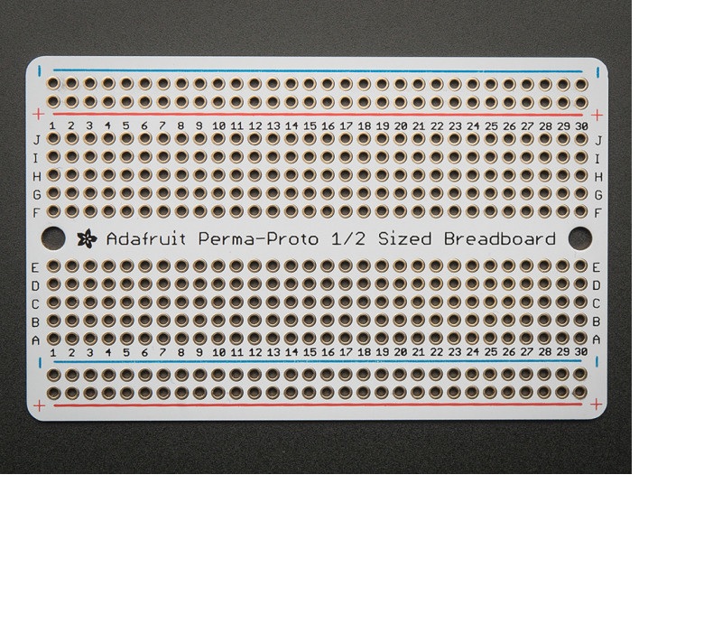 Breadboard Prototype Perma-Proto Half-sized - Single Adafruit