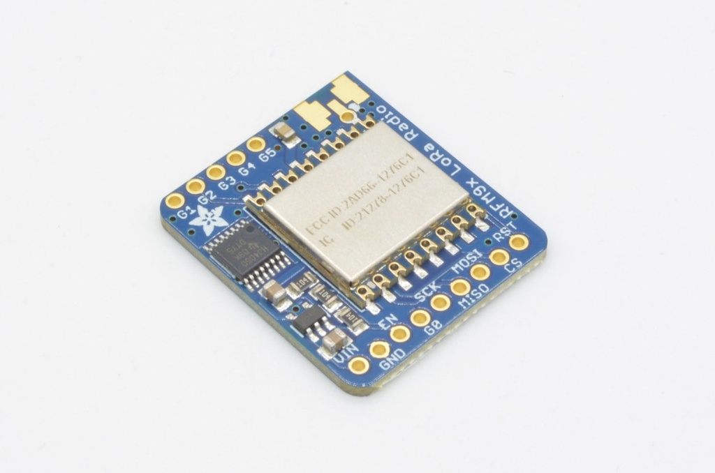 Wireless Lora RFM95W Radio Transceiver Breakout - 868 or 915MHz - RadioFruit Adafruit