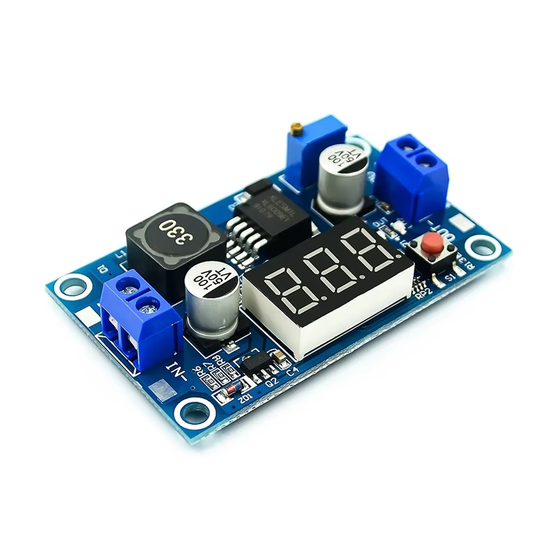 DC-DC Boost Step-up Module With Display 4.5V-32V To 5V-40V XL6009 Upgraded