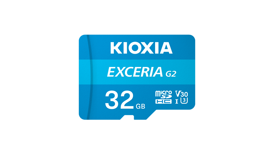 KIOXIA microSDXC 100MB MB/s Card 32GB w/Adapter