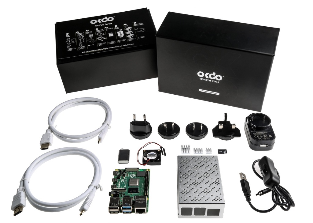[99190284] Raspberry Pi 4 8GB OKdo Premium Starter Kit