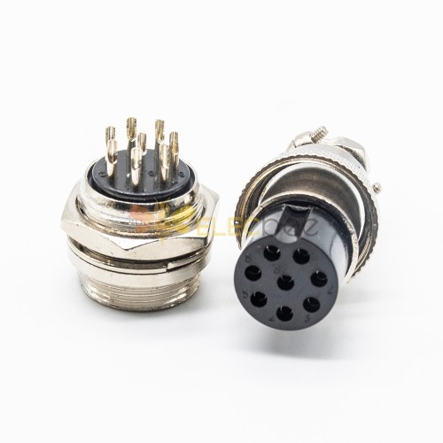 Connector-8Pin RS765/GX20 Aviation Plug