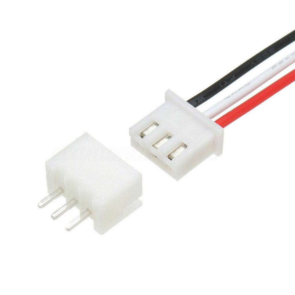 Cable Connector 3Pin to 3Pin JST XH Plug 2.54mm 24AWG with Female Connector