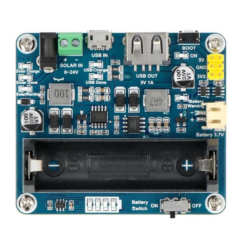 Solar Power Management Module 6V~24V For Solar Panels and IoT Devices