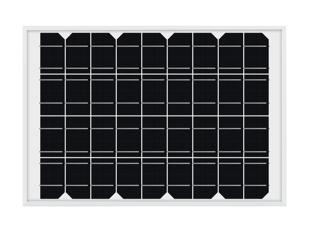 Solar Panel Polysilicon 340x232mm (18V 10W)