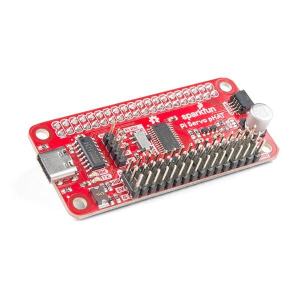 [99190435] Raspberry Pi Servo pHAT (SparkFun)