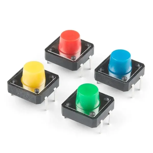 Push Button Multicolor Pack 4PCs (Sparkfun)