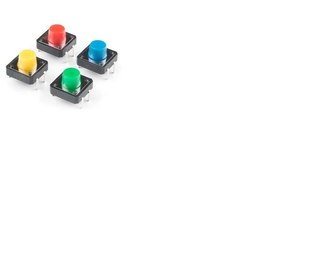 Push Button Multicolor Pack 4PCs (Sparkfun)