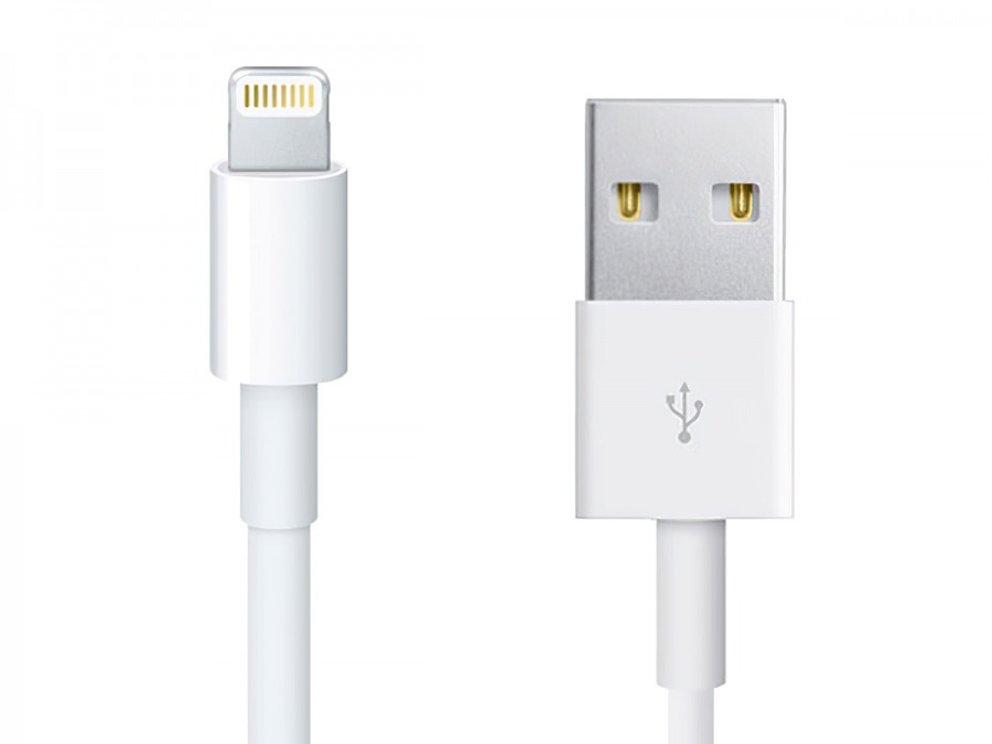 [99190480] Cable USB A to Lightning Cable 1m White (Generic)