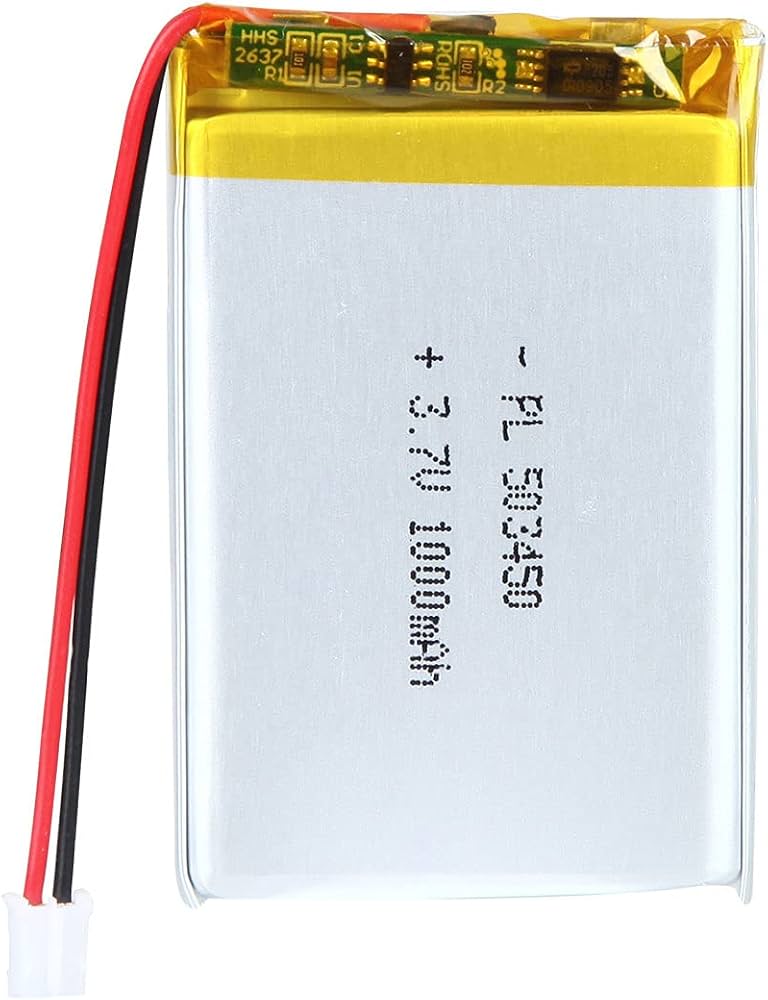 Battery Lithium 3.7v 1000mAh Li-ion Battery (503450)