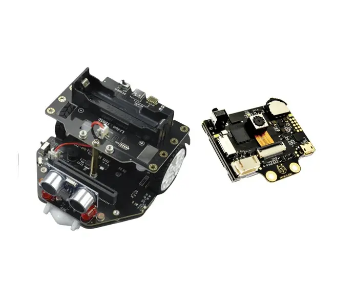 Robot micro:Maqueen Plus V2 (18650 Battery) with HUSKYLENS