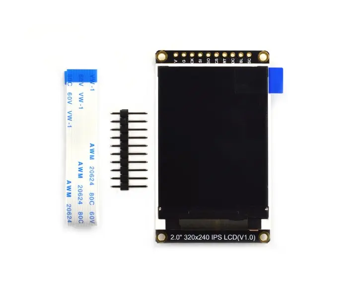 LCD TFT IPS 2.0 320x240 Display with MicroSD Card (Fermion: Breakout)
