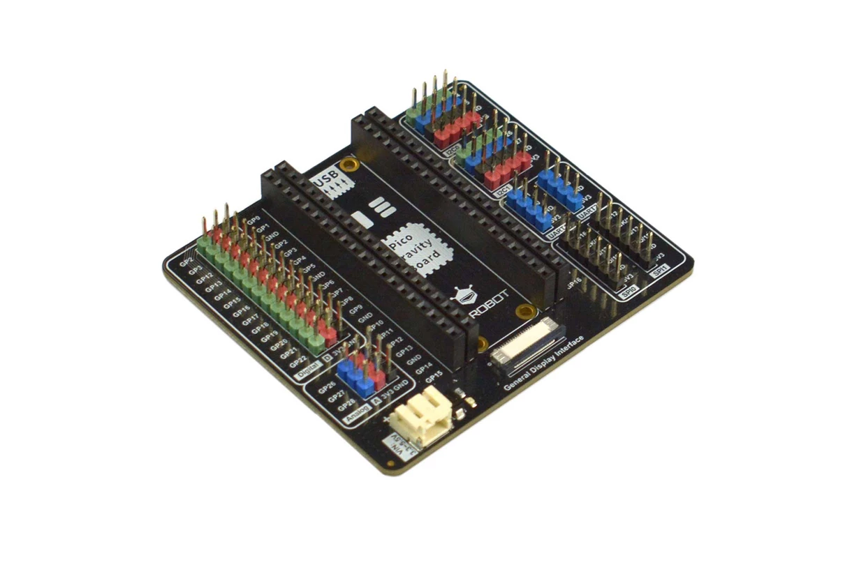 Raspberry Pi Pico Expansion Board (Gravity: DFRobot) - DFR0848
