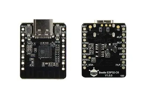 ESP32 C6 Beetle Mini Development Board (Supports BLE, Battery Charging)