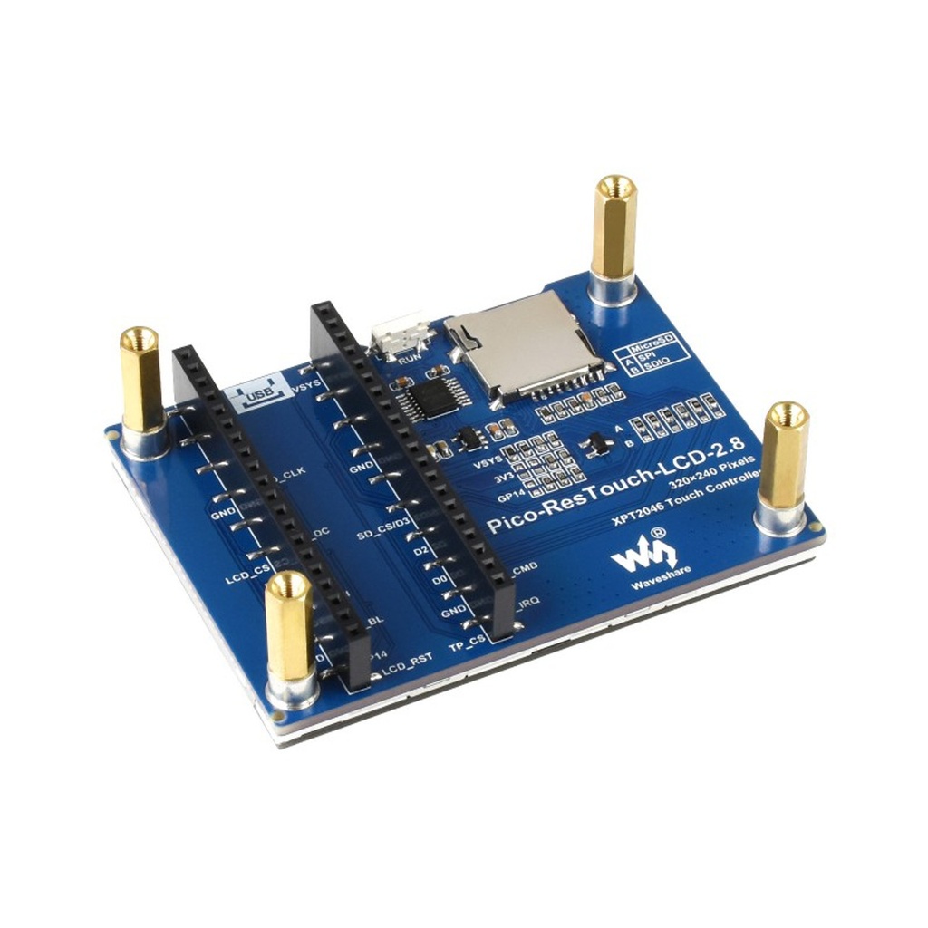 LCD 320x240 2.8 Inch Touch 262K Colors SPI Display Module For Raspberry Pi Pico