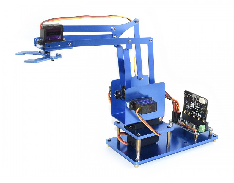 Robot - 4-DOF Metal Arm Kit With EU PSU For Micro:bit