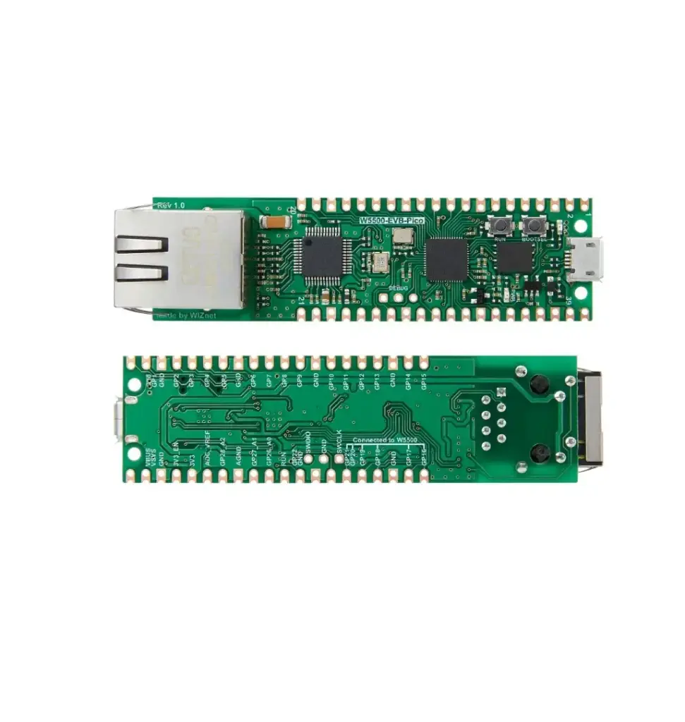 Raspberry PI Pico RP2040 Board with Ethernet (WIZnet W5500 EVB Pico)