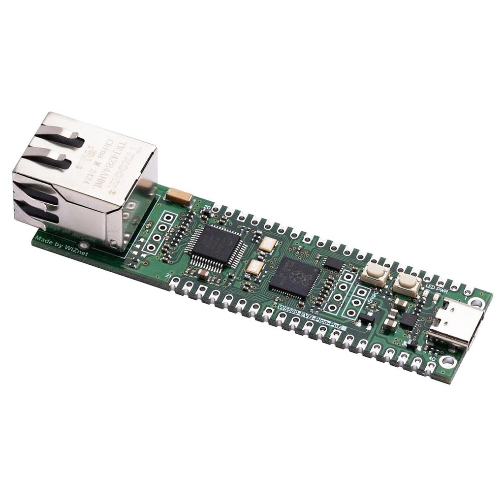 Raspberry PI Pico RP2040 Board with Ethernet (WIZnet W5500 EVB Pico)