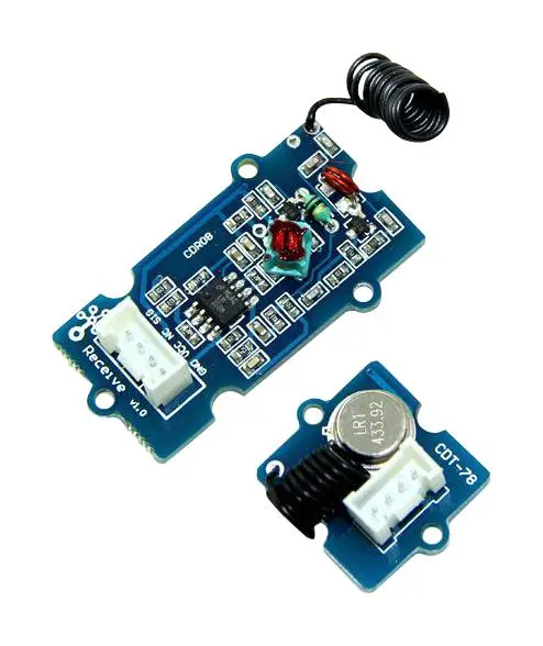 Wireless Transmitter and Receiver 433MHz Simple RF Link Kit (Seeed Studio Grove)