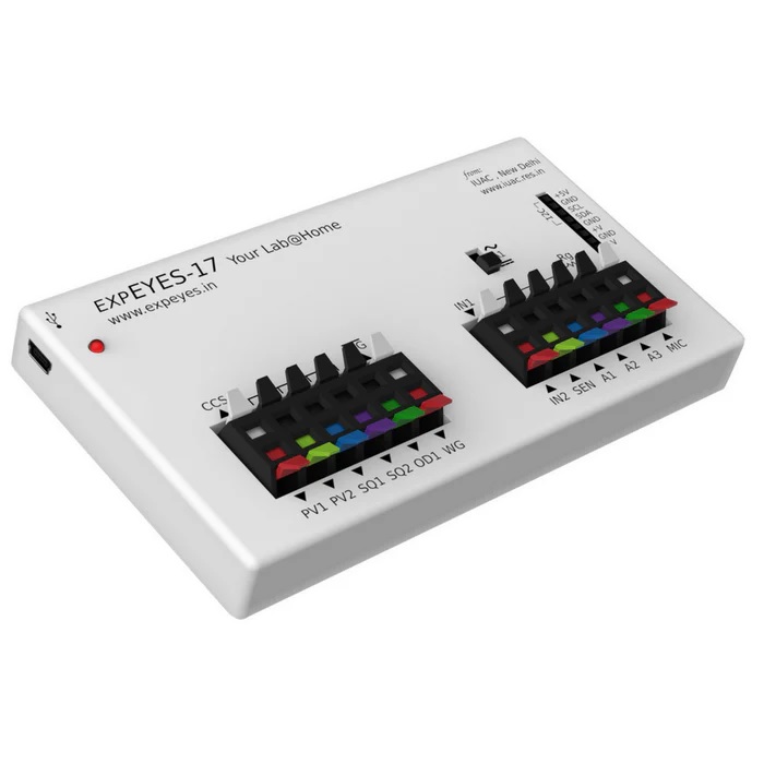 Experiment ExpEYES-17: Your Lab at Home