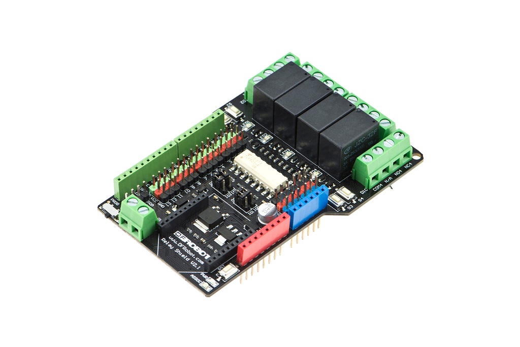 Relay 4 Channel Shield for Arduino UNO (DFRobot) - DFR0144