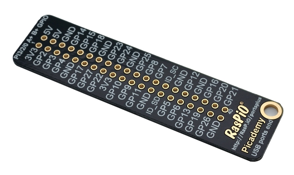 Raspberry Pi RASPIO GPIO Ruler Portsplus for Pi 3/2/0/A+/B+