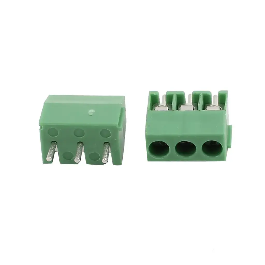 Connector Screw Terminal Block 10A 300V 3 Green