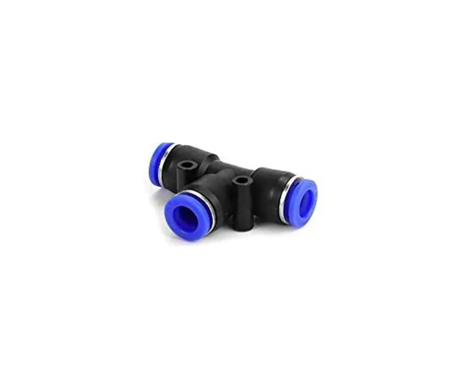 [99190866] Pneumatic T-Shaped 3-Way Push-to-Connect Connector (6mm)