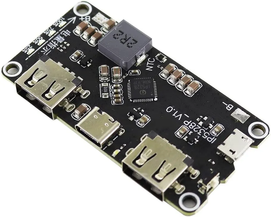[99190881] Battery Charger Boost 3.7V to 5V9V12V Dual USB  Board (IP5328P)