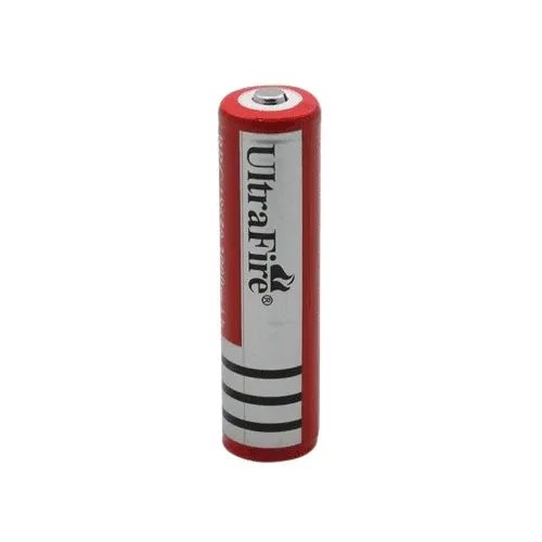 Battery Lithium ion 18650 Rechargeable 3.7V BRC 4500mAh Top (UltraFire )