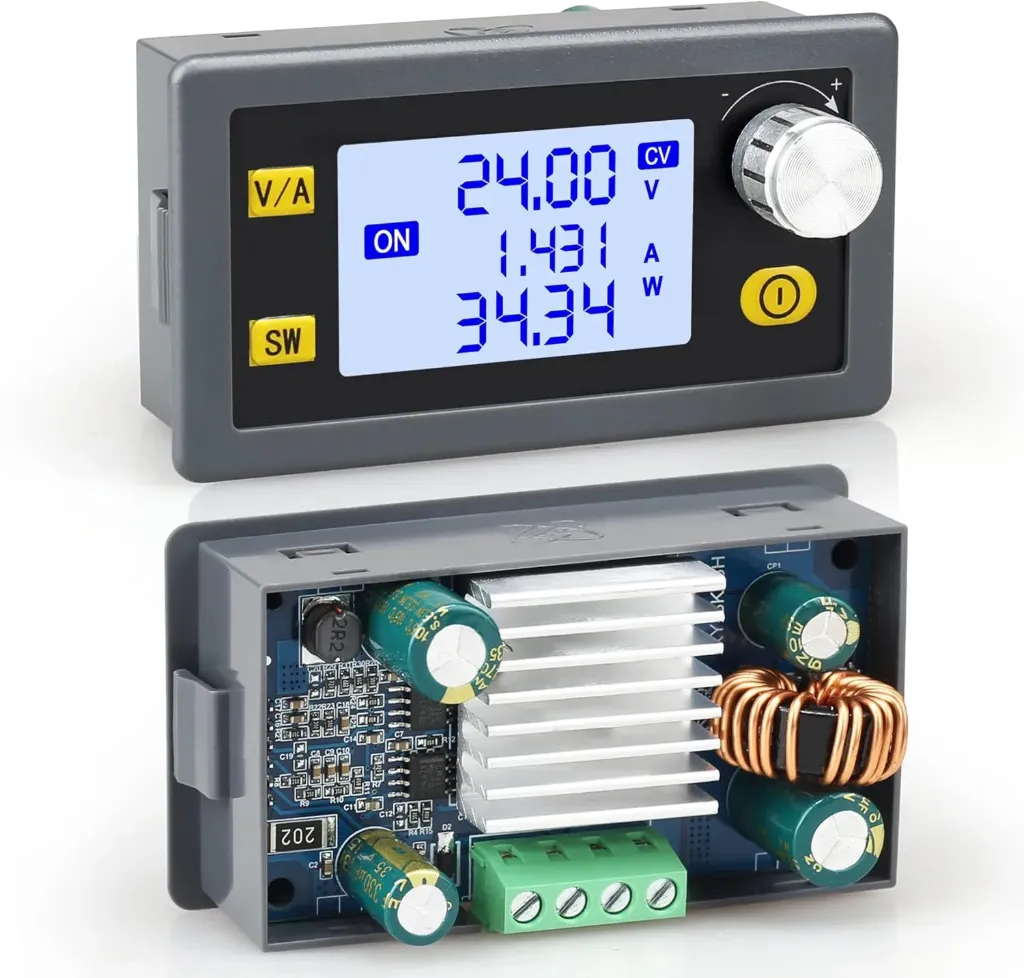DC-DC Buck-Boost Adjustable Regulated Power Supply With Display Module (XY-SK35H 35W 5-30V to 0.6-30V 4A)