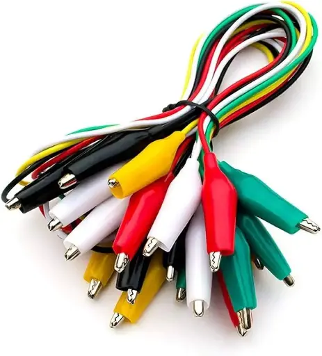 [99187030] Alligator Clip Jumper Wire Double Ended Crocodile (Per Piece)