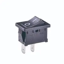 [99187461] Switch Black Push Button Rocker On/Off 3A Small DC 2Pins