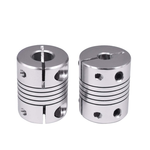 [99188773] 3D Printer Accessories Aluminum Coupling Shaft 25x5x8mm
