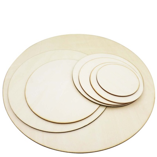 [99188827] Prototyping Materials 40cm x 3mm Round Wood Layer (Per Piece)
