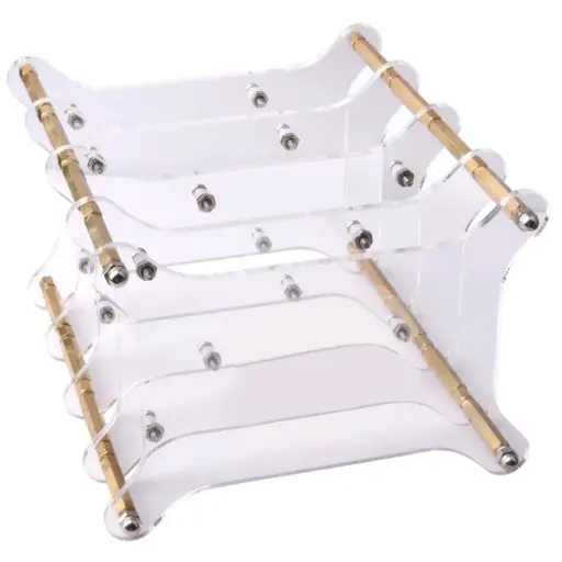 [99188940] Raspberry Pi 4-Layer Cluster Acrylic Case For RPi 3/2 B and B+ (Transparent)