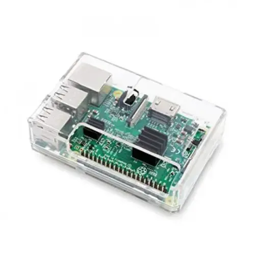 [99188944] Raspberry Pi 3 Model B Case Enclosure Transparent Without Fan