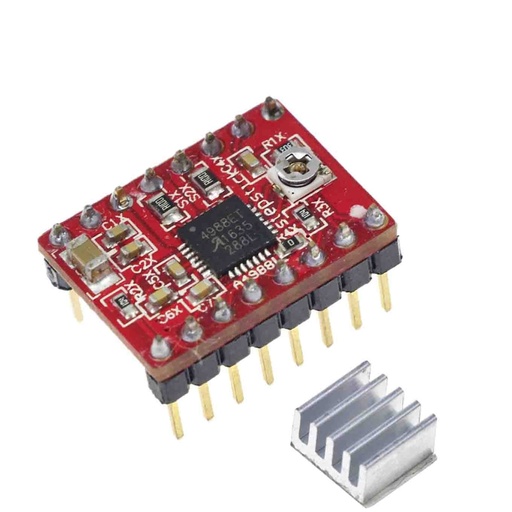 [99188953] Stepper Motor Driver A4988 Reprap Red
