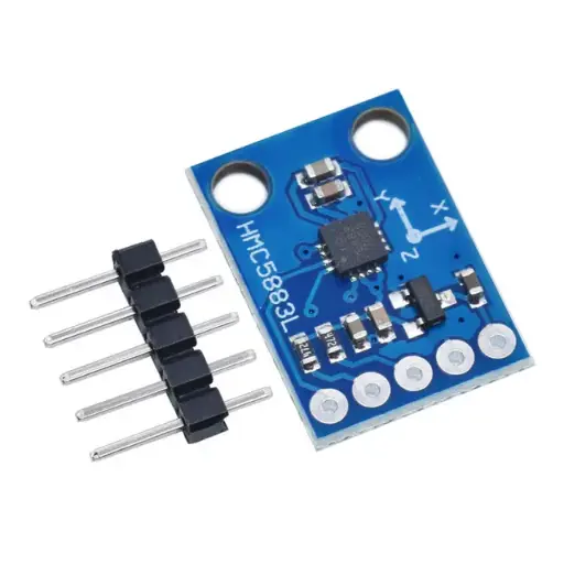 [99188998] Accelerometer With Compass Magnetometer Sensor GY-273 3v-5v QMC5883l Triple Axis