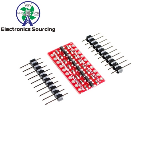 [99189072] Logic Level Converter Bi-Directional Module 8 channel I2C 5V To 3.3V Red