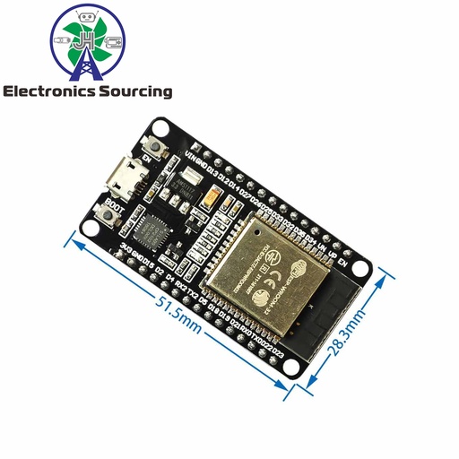 [99189131] ESP32 Wireless Wifi Bluetooth Development Board unsoldered