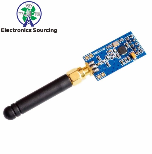 [99189144] Wireless CC1101 Transceiver 433MHz Module With SMA FZ0223 Antenna