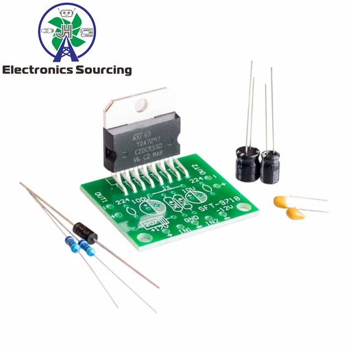 [99189146] Audio Amplifier Module 2x 15w Dual channel Stereo12v DC DIY Kit Power TDA7297