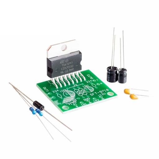 [99189146] Audio Amplifier Module 2x 15w Dual channel Stereo12v DC DIY Kit Power TDA7297